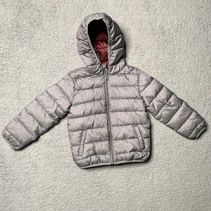 Puffer Coat Size Youth Small 5-7 Boys Girls Kids Polyester Fill Hooded Short